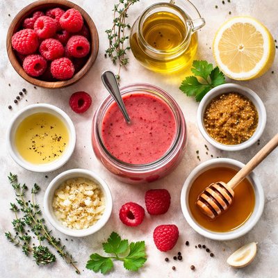 Image of Honey Mustard Raspberry Vinaigrette