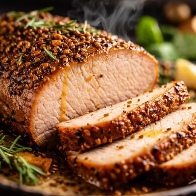 Image of Honey Mustard Roasted Pork Loin