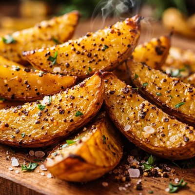 Image of Honey Mustard Wedges with Sea Salt and Cracked Pepper