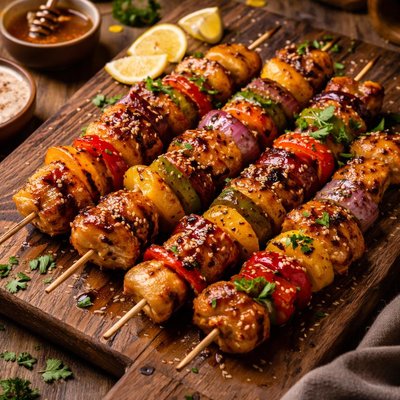 Image of Honey N Spice Kabobs