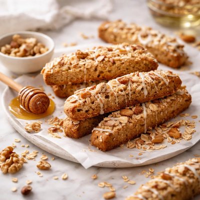 Image of Honey Nut Oat Biscotti