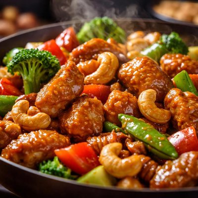 Image of Honey Nut Pork or Chicken Stir Fry