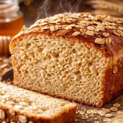 Image of Honey Oat Casserole Bread