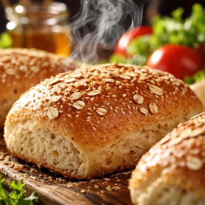 Image of Honey Oatmeal Buns Subway Style by Uncle Bill