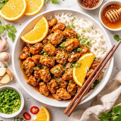 Image of Honey Orange Chicken
