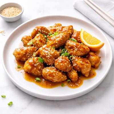 Image of Honey Orange Chicken with Sesame Sauce