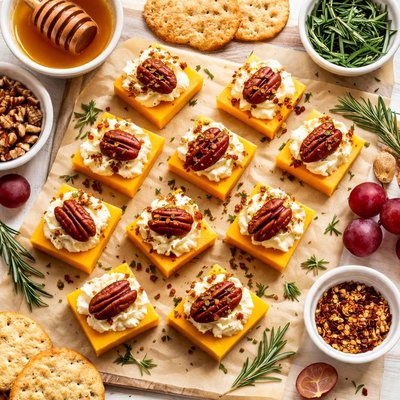 Image of Honey Pecan Cheddar Bites
