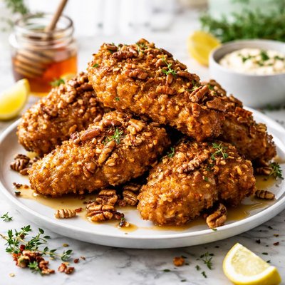 Image of Honey Pecan Fried Chicken