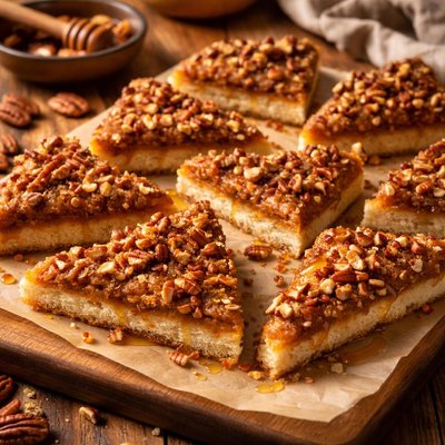 Image of Honey Pecan Triangles
