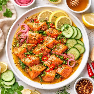 Image of Honey Pickled Salmon