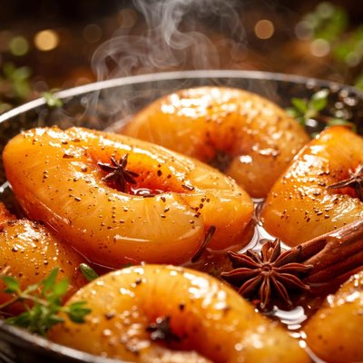 Image of Honey Poached Quinces