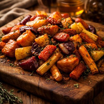 Image of Honey Roasted Root Vegetables