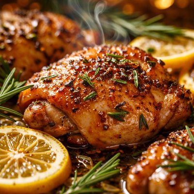 Image of Honey Rosemary and Lemon Baked Chicken