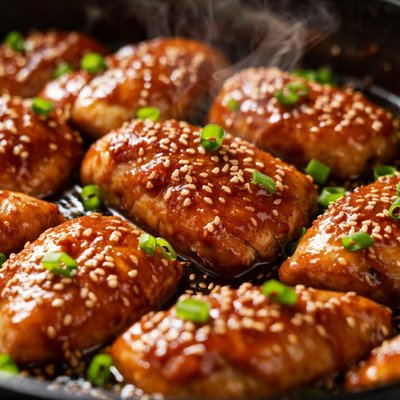 Image of Honey Sesame Dump Chicken Oamc