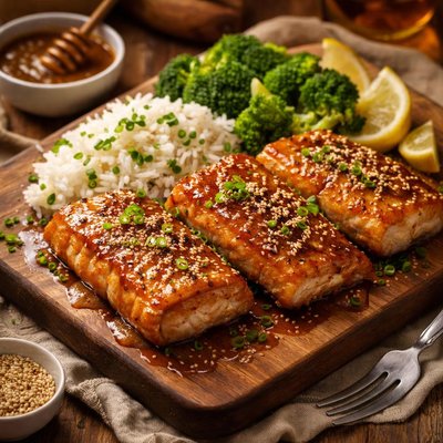 Image of Honey Sesame Mahi Mahi