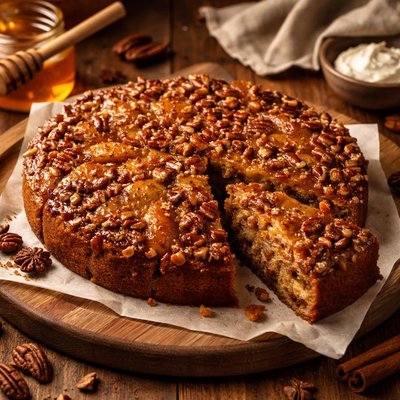 Image of Honey Spice Upside Down Cake