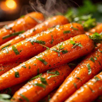 Image of Honey Tarragon Glazed Baby Carrots