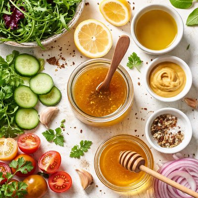 Image of Honey Vinaigrette Salad Dressing