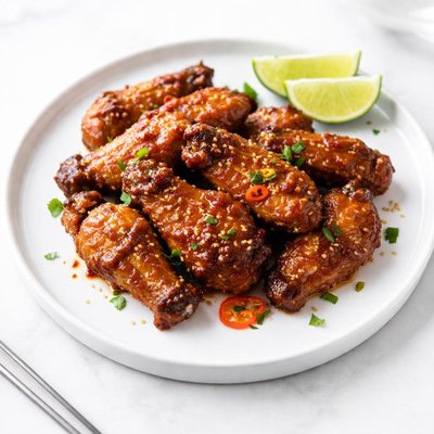 Image of Honey Vindaloo Glazed Chicken Wings