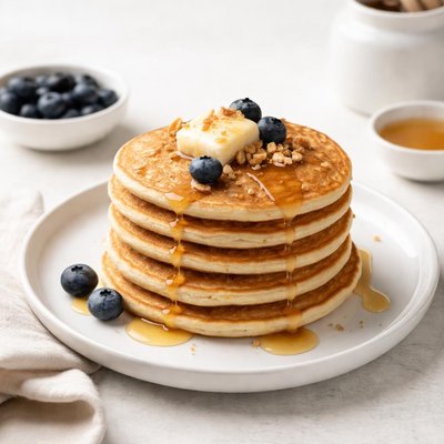 Image of Honey Wheat Pancakes