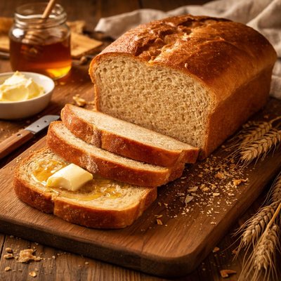 Image of Vegan Honey Wheat White Bread