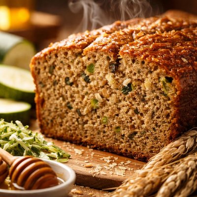 Image of Honey Wheat Zucchini Bread