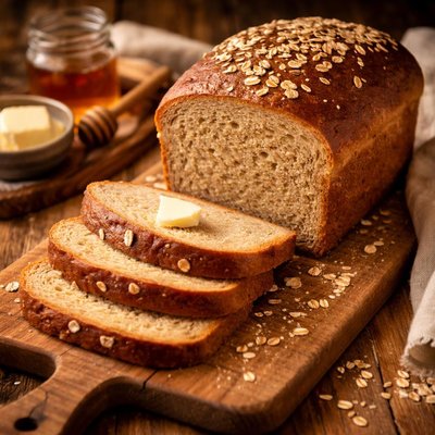 Image of Honey Whole Wheat Bread Abm or Traditional