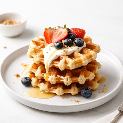 Image of Honey Yogurt Waffles