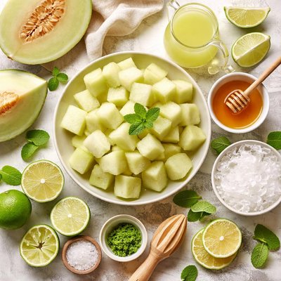 Image of Honeydew Melon with Lime Juice
