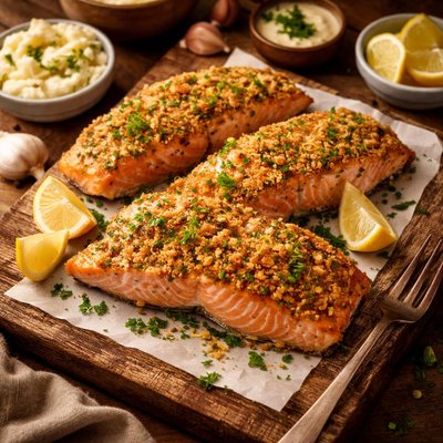 Image of Horseradish Baked Salmon