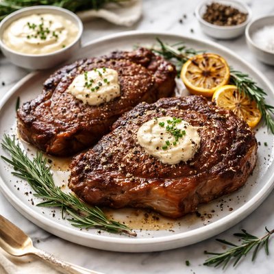 Image of Horseradish Rib Eye Steaks