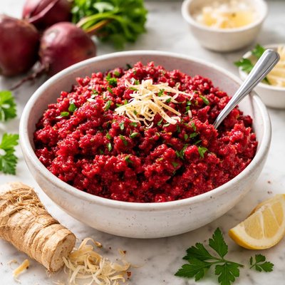Image of Horseradish with Red Beets