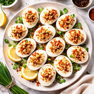 Image of Horsey Deviled Eggs