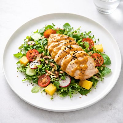 Image of Hot and Cold Chicken Curry Salad