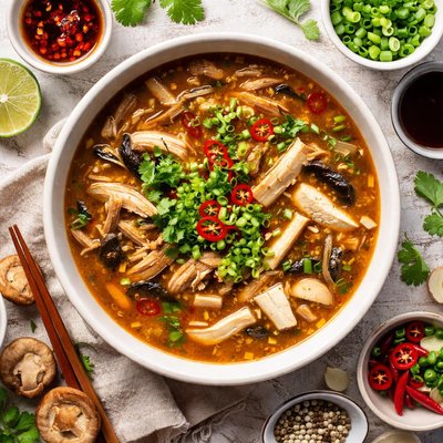Image of Hot and Sour Chicken Soup
