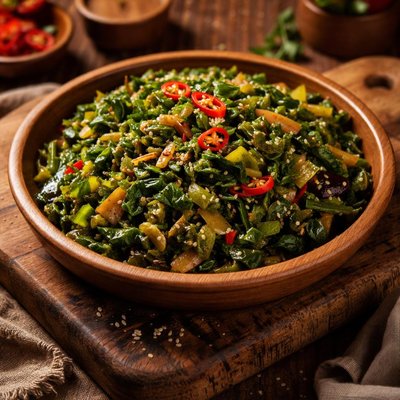 Image of Hot and Sour Greens