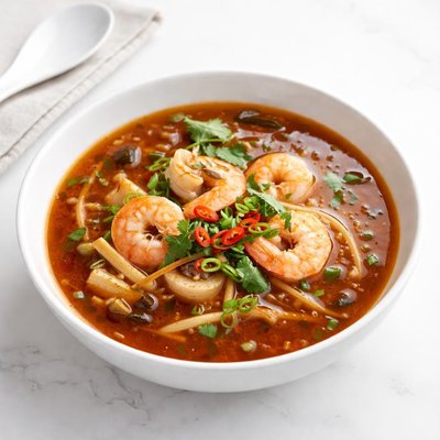 Image of Hot and Sour Soup with Shrimp