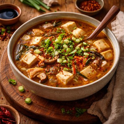 Image of Hot and Sour Tofu Soup