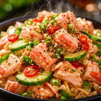 Image of Hot and Spicy Crab Salad