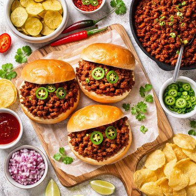Image of Hot and Spicy Sloppy Joes