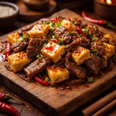 Image of Hot and Spicy Tofu and Beef
