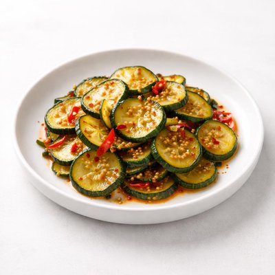 Image of Hot and Spicy Zucchini Pickles