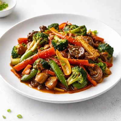 Image of Hot and Sticky Vegetable Stir Fry
