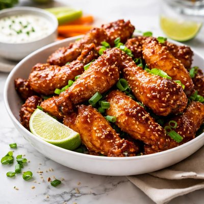 Image of Hot and Tangy Wings Crock Pot Recipe