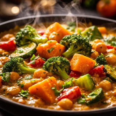 Image of Hot and Tasty Veggie Curry