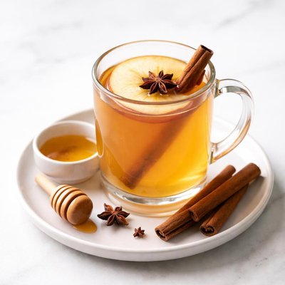Image of Hot Apple Cider Spiked with Calvados Apple Brandy