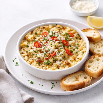 Image of Hot Artichoke Chili and Parmesan Dip