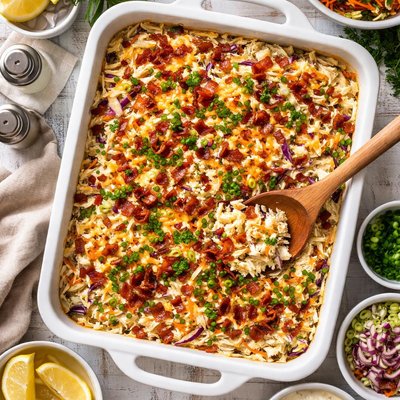 Image of Hot Bacon Cole Slaw Casserole