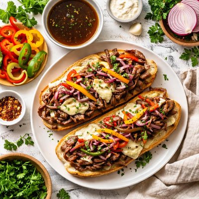 Image of Hot Beef Sandwich Au Jus