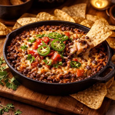 Image of Hot Black Bean Dip